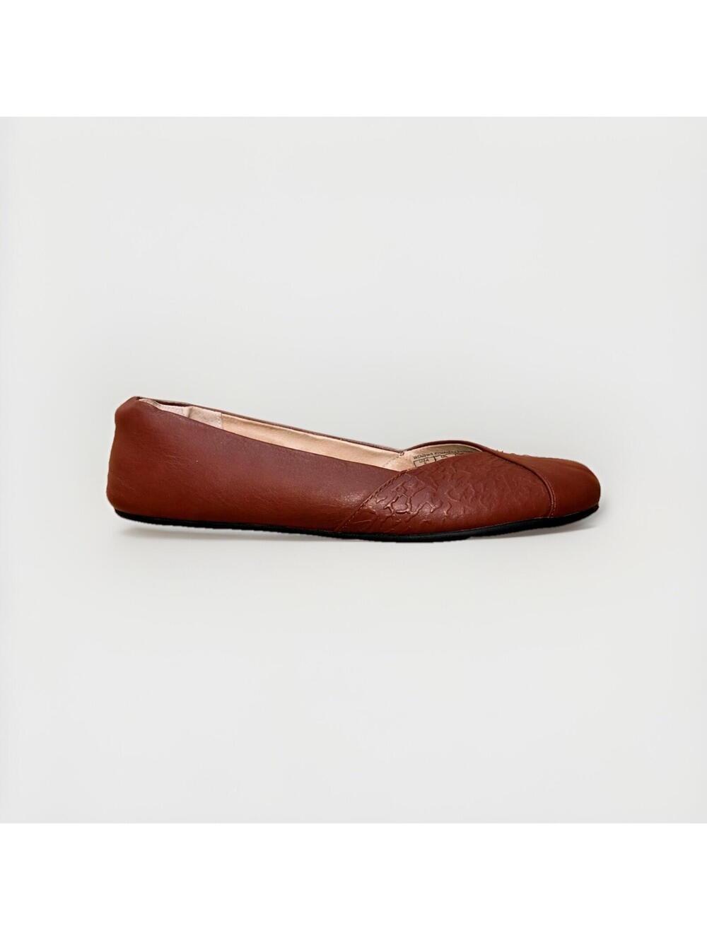 Xero Phoenix Leather Ballet Flats Brown Women’s Size 9 Minimalist Dress